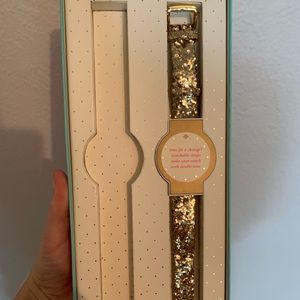 Gold Glitter Kate Spade watch band